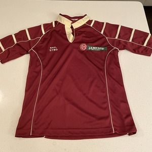 Jameson Irish Whiskey Men's Polo Rugby Shirt Embroidered Logo XS